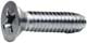 6-32 x 3/8 PHILLIPS FLAT THREAD CUTTING SCREW TYPE F Z