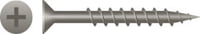 Flat Head Wood Screws 118046-100qty 118046-100qty 6 x 1/2, PH, Plain and Lubed