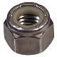 1/4-28 NYLON INSERT LOCKNUT S/S