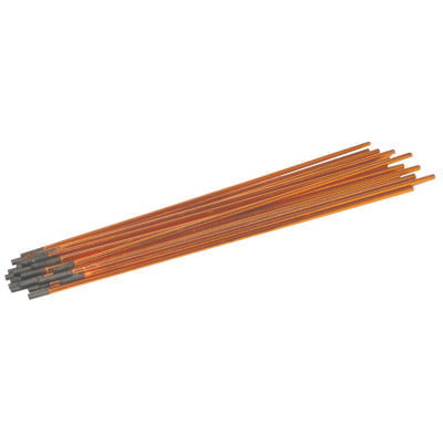 DC Copperclad Gouging Electrode, 3/8" x 12", DC, QTY. 50