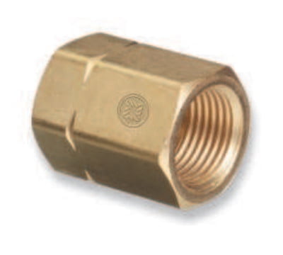 Brass Cylinder Adaptors, CGA-300 Commercial Acetylene To CGA-510 POL Acetylene