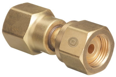 Brass Cylinder Adaptors, From CGA-320 Carbon Dioxide To CGA-540 Oxygen