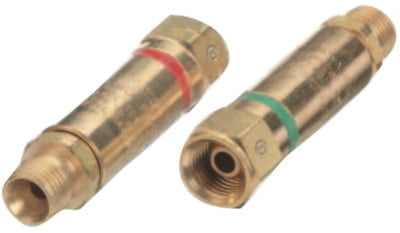 Flashback Arrestor Set, Oxygen/Fuel Gas, Torch