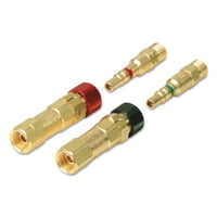 Quick Connects Hose to Hose Set, Brass, Oxygen/Fuel Gas