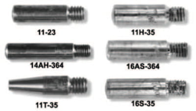 Heavy Duty Contact Tip, 1/16 in Wire, 0.073 in Tip, Optional Heavy Duty, 14H