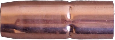 MIG Gun Nozzles, 5/8 in Bore, 1/8 in Tip Recess, QTY. 2