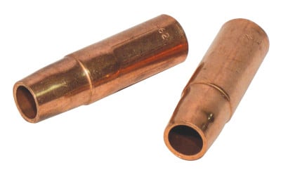 23 Series Nozzles, 5/8 in Bore, 1/8 in Recess, Self-Insulated, QTY. 2