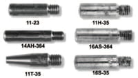 Heavy Duty Contact Tip, 0.045 in Wire, 0.054 in Tip, Optional Heavy Duty, 14H