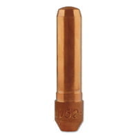 Centerfire Contact Tip, 0.052 in Tip ID, 1.5 in Long, Non-Threaded, Tapered Base