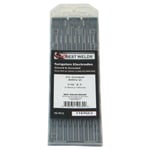 2% Ceria Ground Tungsten Electrodes, 1/16 in Dia, 7 in Long