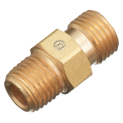 Regulator Outlet Bushings, 200 PSIG, Brass, B-Size, 1/4 in (NPT), Oxygen