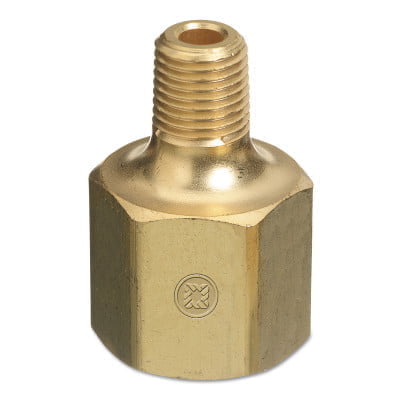 Inert Arc Adaptors, 200 PSIG, Brass, C-Size, 1/4 in (NPT), Inert Gas