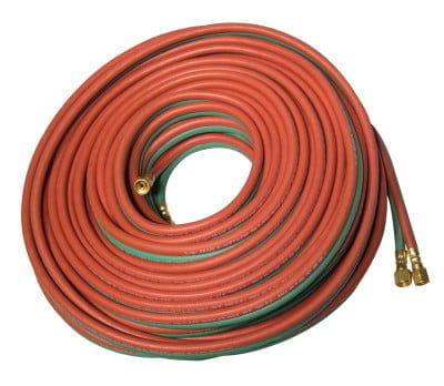 Twin Welding Hoses, 3/16 in, 12.5 ft, Acetylene Only