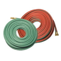 Welding Hose Assembly, Grade R, 100 ft Length, Single Line, 1/2 in, CC Fitting