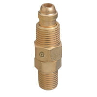 Inert Arc Hose Torch Adapters, Brass, Straight, Male/Male, RH