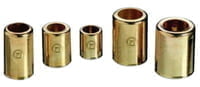 Brass Hose Ferrules, 0.575 in I.D.