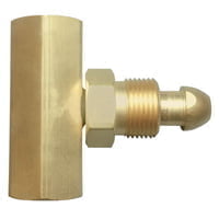 Manifold Coupler Tees, Coupler, Brass, Argon/Helium/Nitrogen