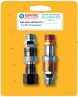 Quick Connector Sets, Hose-to-Hose Connector Set, 145 psi, Fuel/Oxygen