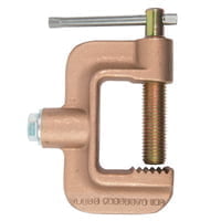 Ground Clamps, 500 A, 1/2 in Cap Screw, C-Clamp