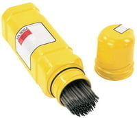 Safetube Rod Containers, For 14 in Electrode, HDPE Plastic, Yellow