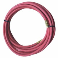 Welding Hose Assembly, Grade R, 12 ft Length, Single Line, 3/16 in, AA Fittings