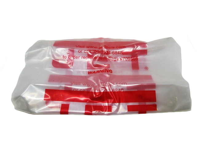 CB-5:CLEAR PLSTC 14"DIA COLLCTN BAGS (5)