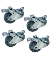 3" Swivel and Lock CASTER 7/8 (4 Pieces)